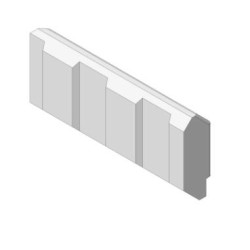 Šamotová deska přední, levá KV DYNAMIC L 3G S 72.44.42.21  